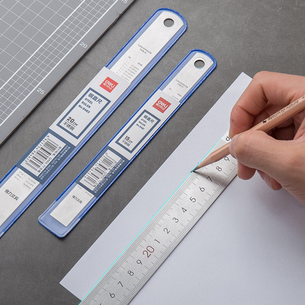 

Steel ruler 30cmCentimeter scale ruler long iron ruler stainless steel independent packaging drawing measuring ruler steel plate