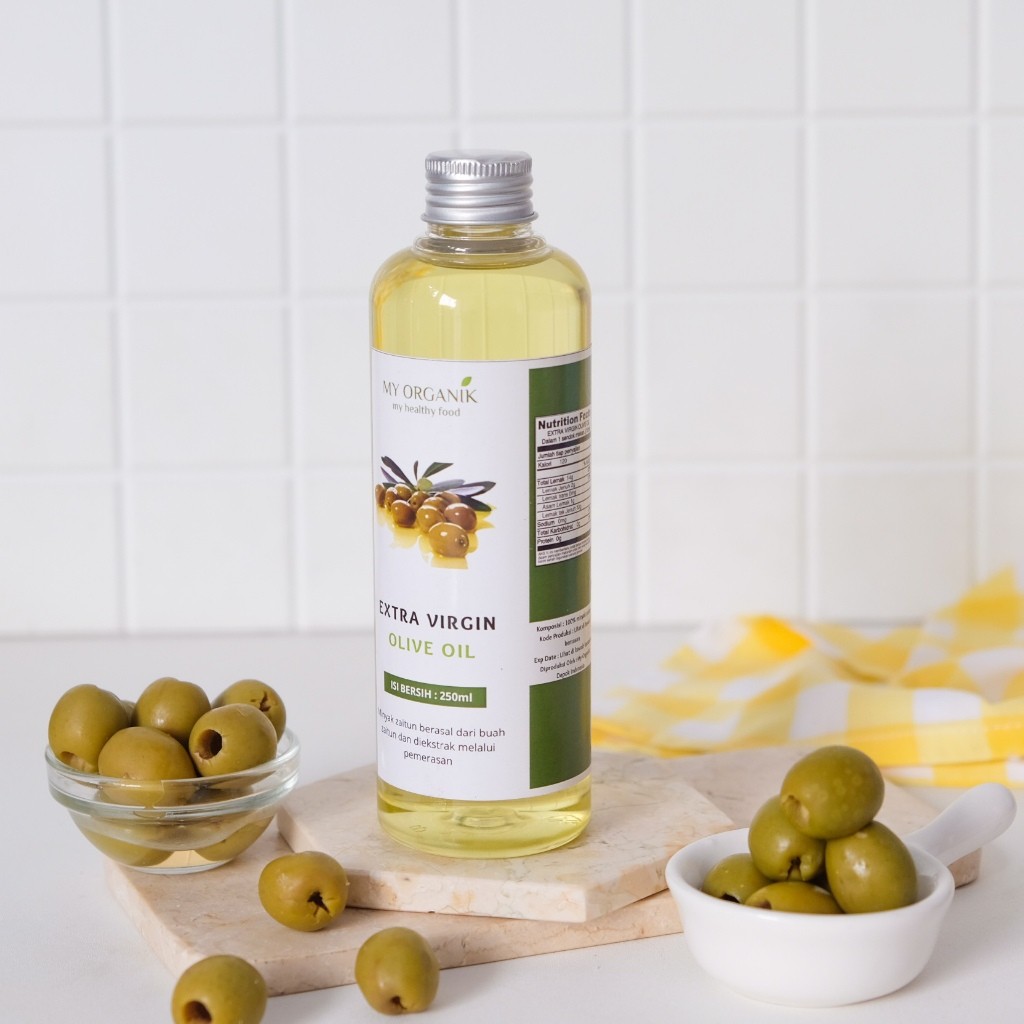 

My Organik Extra Virgin Olive Oil EVOO Minyak Zaitun Murni 250 ml Zaytun Organic Asli