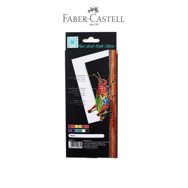 

Faber-Castell Black Edition Oil Pastel Series 12 Warna 220012 Crayon Faber Castell Black Edition Krayon Hitam SHABG