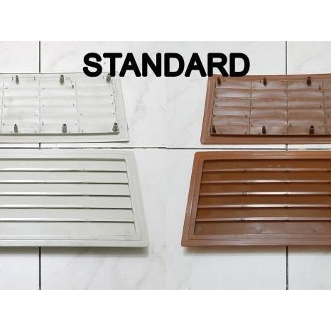 

Promo Jalusi PVC / Ventilasi / penutup lubang pintu kamar mandi toilet wc - JUMBO PUTIH Terlaris