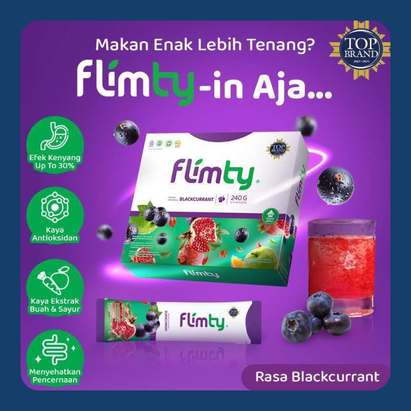 

flimty fiber 16 sachet original 100%
