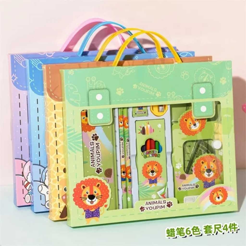 

Alat Tulis Set Lengkap 7in1 Stationary Karakter Kuromi Penggaris Rautan Pensil Box Pensil Crayon Aneka Karakter