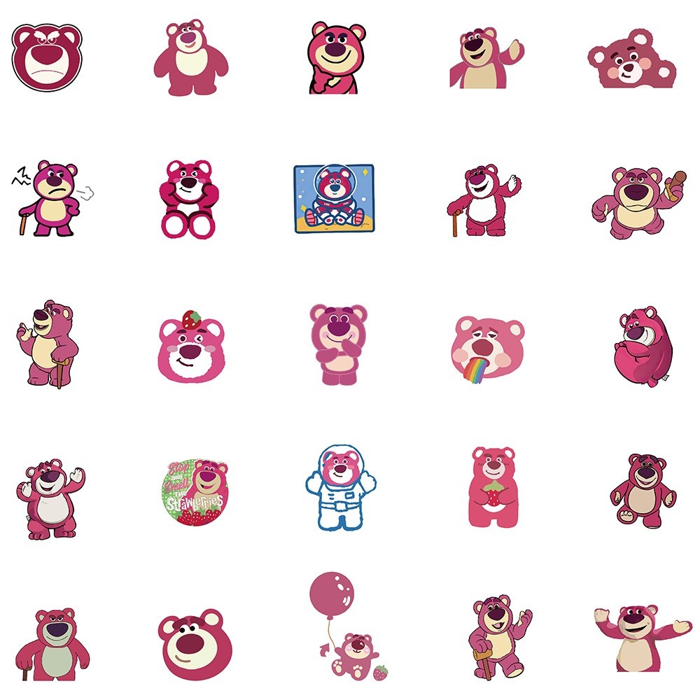 

Stiker Disney Kartun Stiker Lotso “Toy Story3” Decal Lucu Stiker Anak Stiker Anti Air-Sticker Aesthetic Buku Gitar Stiker Casing HP Stiker Laptop Helm Skateboard Stiker Botol