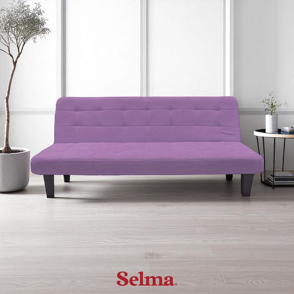 Selma Gwinston Sofa Bed Fabric - Ungu Sofa Lipat Tempat Tidur Lipat Sofa Minimalis Sofa Santai