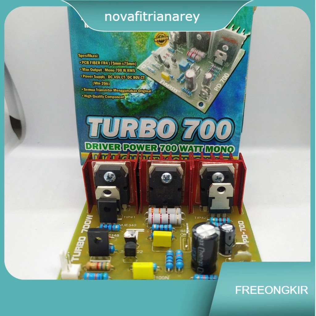 Kit Driver Power Amplifier TURBO 700 Watt 700W