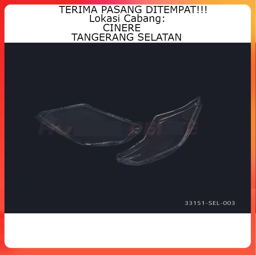 Cover mika kaca lampu depan honda city gd8 2003 2004 2005 mika lampu depan honda city gd8 2003 2004 