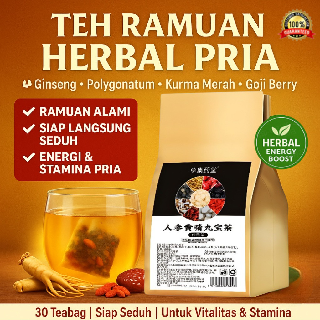 

✨KAPAL GRATIS+COD✨Ginseng, Polygonatum, Kurma Merah, Wolfberry, Mulberry, Teh Sembilan Harta Karun / Teh Kesehatan Ginjal / Pelindung Hati Dan Ginjal Teh /Teh Penambah Energi dan Anti Lelah