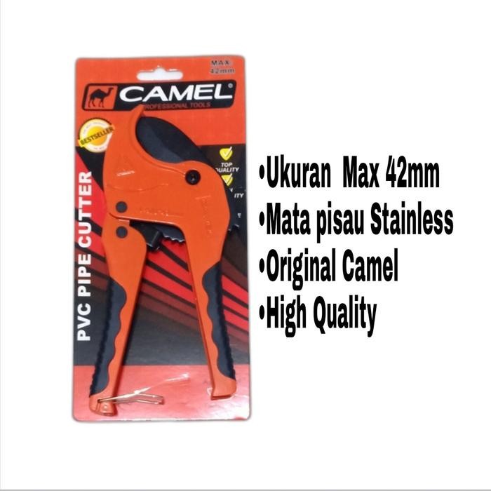 

Gunting Pipa PVC 33mm - 42mm / PVC Pipe Cutter Camel - 42mm (besar) Sale