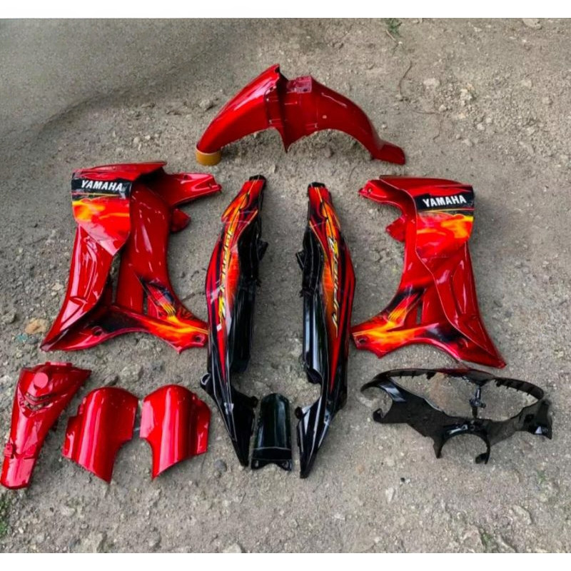BODY FULLSET BODY HALUS YAMAHA JUPITER Z NEW BURHAN JUPITER Z LAMA MERAH MARON HITAM