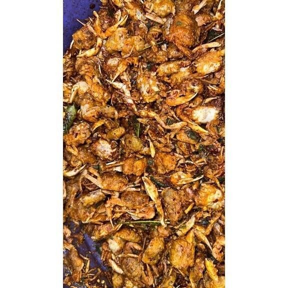 

Baby kripik Baby crab crispy 1 kg Sambal Geprek/ Baby crab murah gratis ongkir / Baby crab pedas daun jeruk food cemilan Snack Kering
