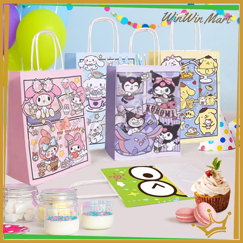 

WWM Paper Bag Happy Birthday /Goodie Bag / Tas Souvenir / Tas Ulang Tahun/ Tempat Snack Hadiah