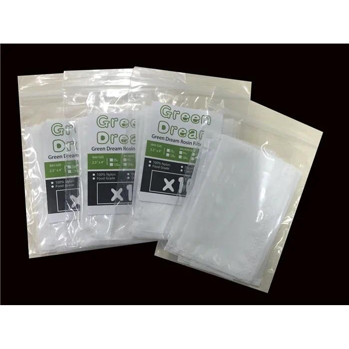 

30pcs 25/90/120/160 micron 2.5x4 inch nylon mesh rosin press tea filter bag