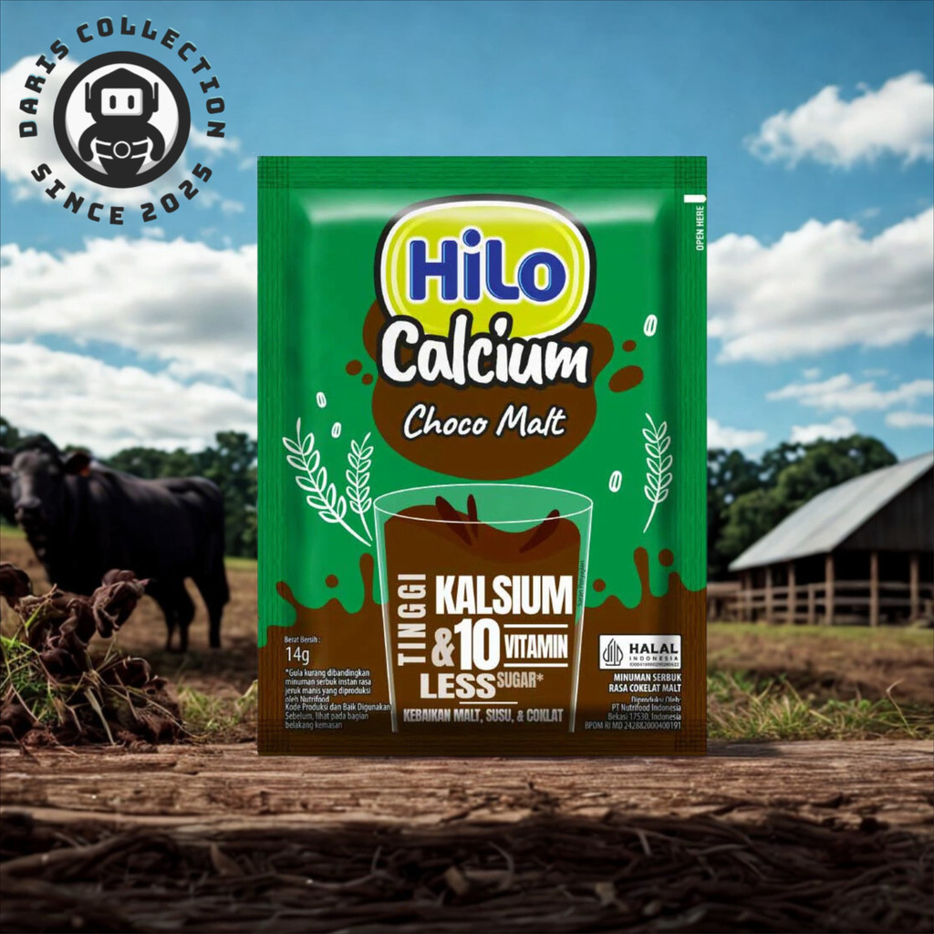 

HiLo Renceng Choco Malt Hi Calcium Isi 10sch Cokelat Susu Berenergi Tinggi Kalsium Peninggi Badan DC