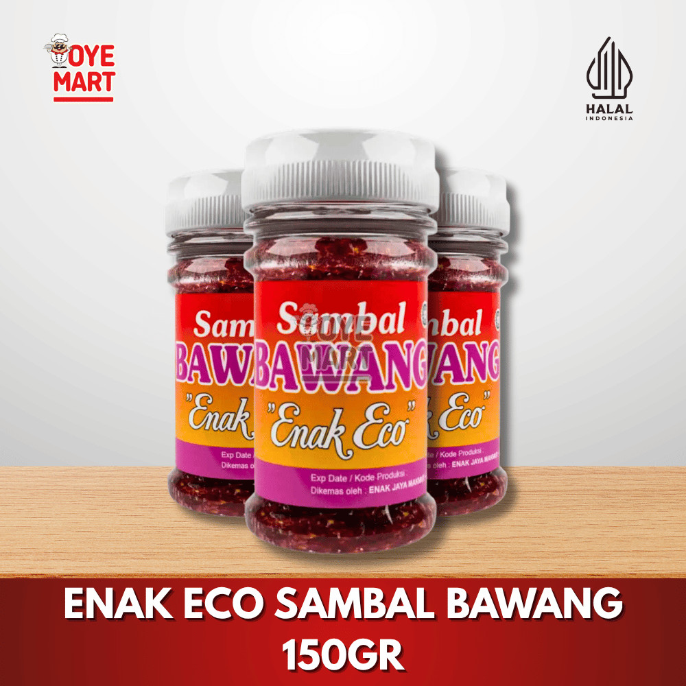 

ENAK ECO SAMBAL BAWANG 150GR / SAMBAL SIAP MAKAN