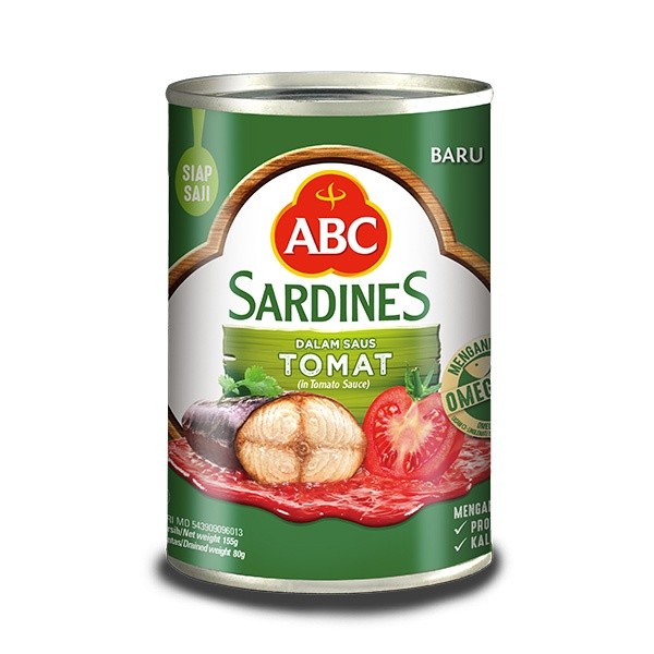 

ABC SARDINES TOMATO SAUCE 155 GR - SARDEN - ARBON