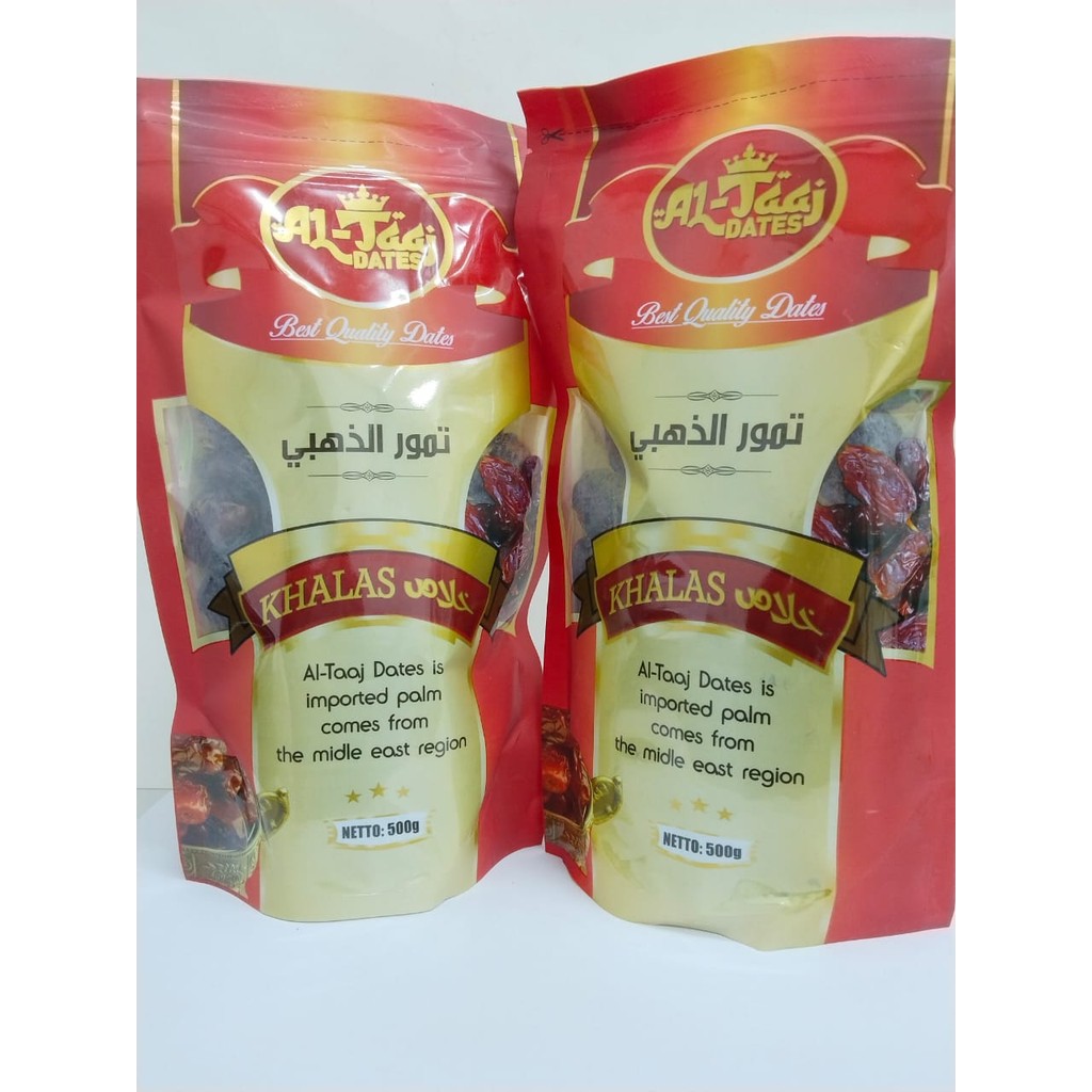 

AL-TAAJ DATES KHALAS 500GR