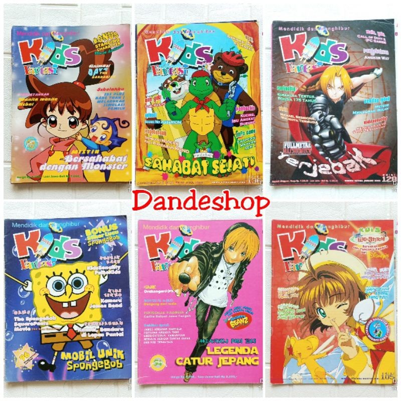 Majalah Anak Kids Fantasi - Bekas Preloved