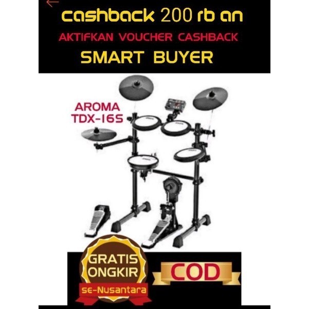 [ aroma  tdx-16s ] drum elektrik  tdx16s tdx16s