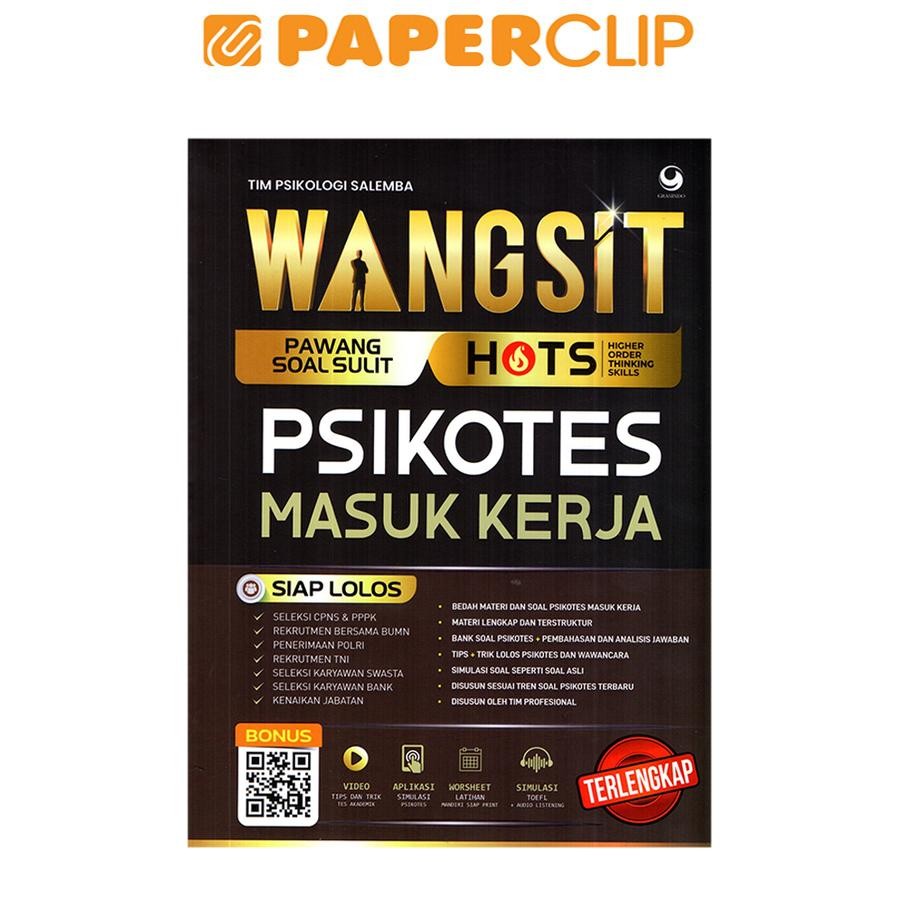 WANGSIT (PAWANG SOAL SULIT) PSIKOTES MASUK KERJA