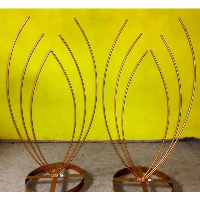 Standing bunga besi Dekorasi wedding