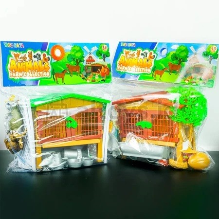 Mainan Hewan Ternak Set YG 55 Animals Farm Collection | Mainan Anak Hewan Ternak 3D Bahan Karet Mini