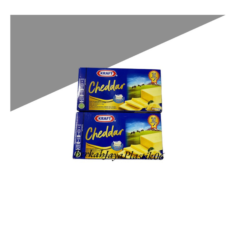

Keju Kraft Cheddar kemasan 165gram