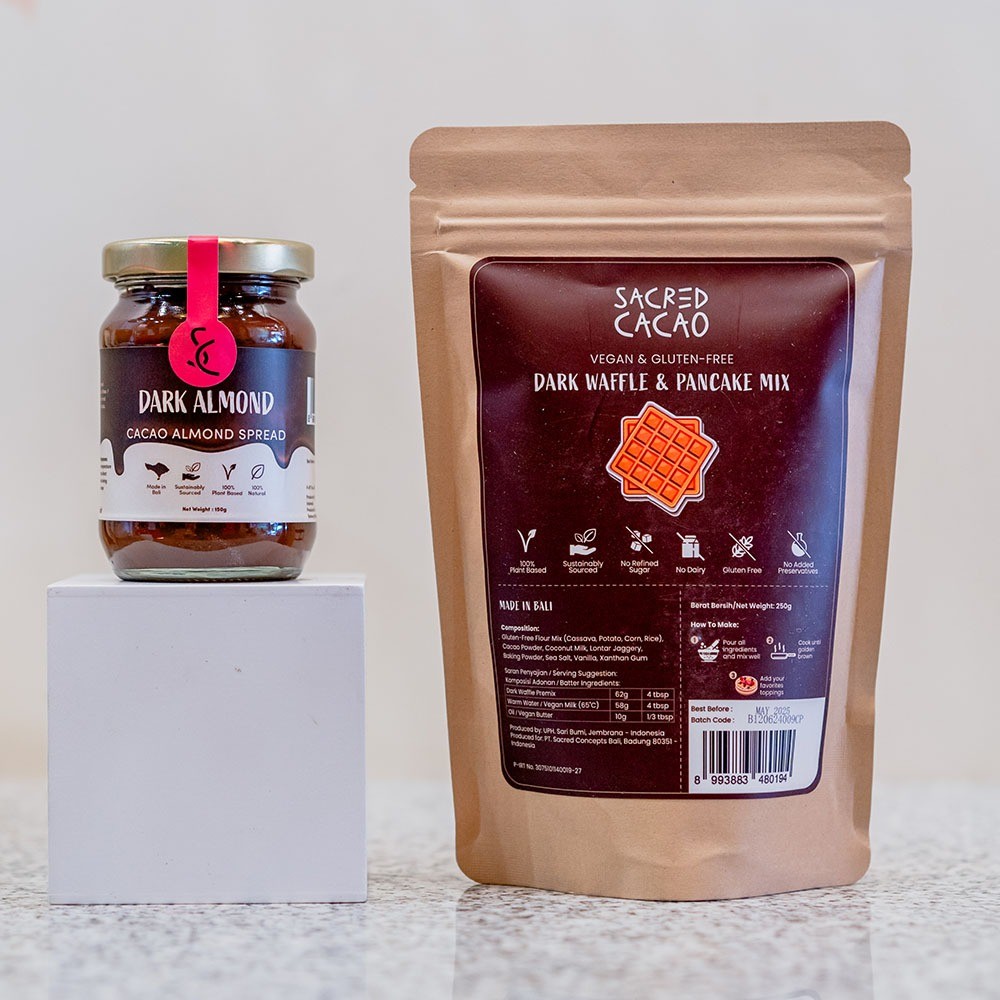 

Double Dark Waffle Pack ( Double Dark Waffle & Pancake x Dark Almond Spread )