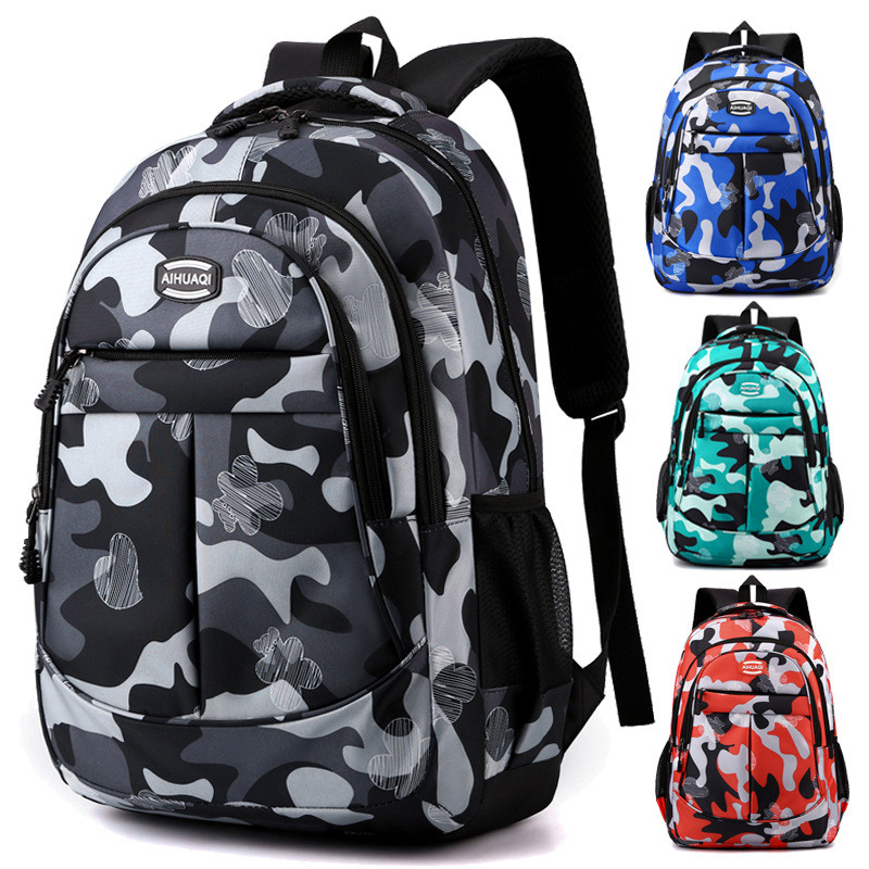 

Teen Boys Backpack Student Schoolbag Large Capacity Leisure Travel Bag College Student Bag Can Be Used As Laptop Bag