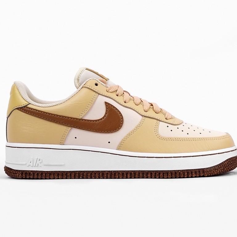 【100% Authentic】 Air Force 1 Low EMB Ale Brown Men