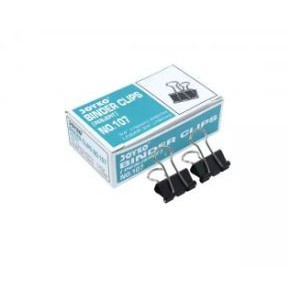 

RGT - 1 pack/ 12 biji Binder clip 107 ( penjepit kertas)