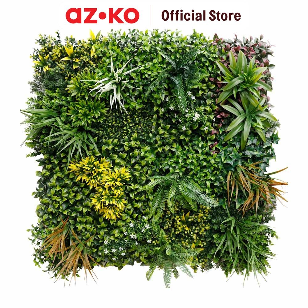 AZKO Cc grass 100x100 cm Rumput Artifisial Dinding Spring Garden Tumbuhan Buatan Artificial Wall Gra