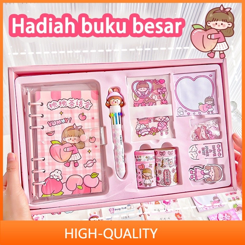 

【COD】Stiker Lucu 1 Set Box Tema Kartun Stiker Label untuk Buku Pegangan Diary Dekorasi DIY Stiker Spiral Elegan Buku Notebook
