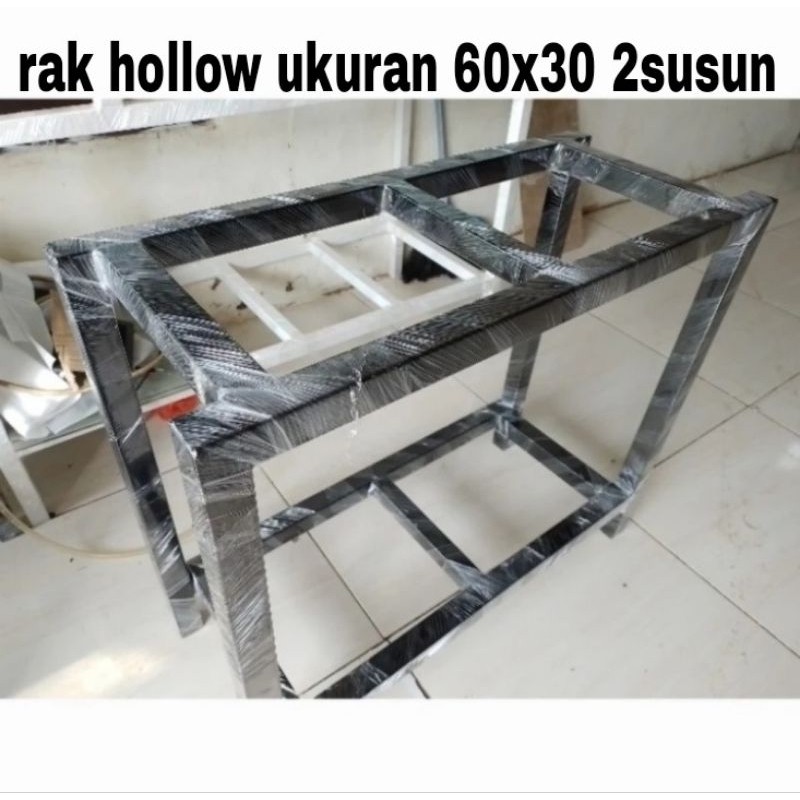Rak aquarium Besi hollow Galvanis 3x3 murah