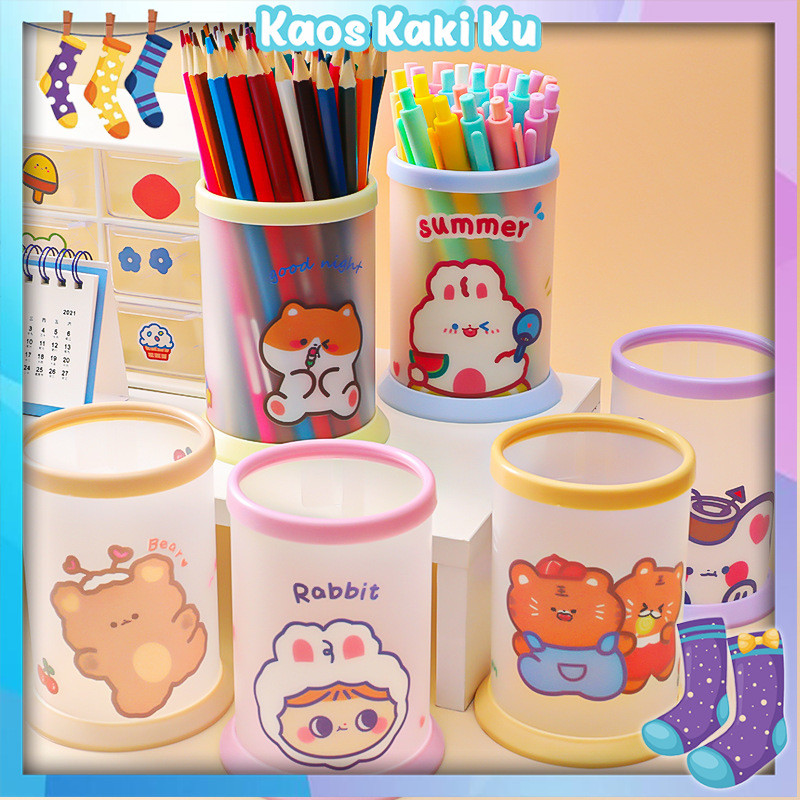 

Tempat Pensil Lipat Lucu DIY Tempat Penyimpanan Pulpen Multifungsi Import 1000