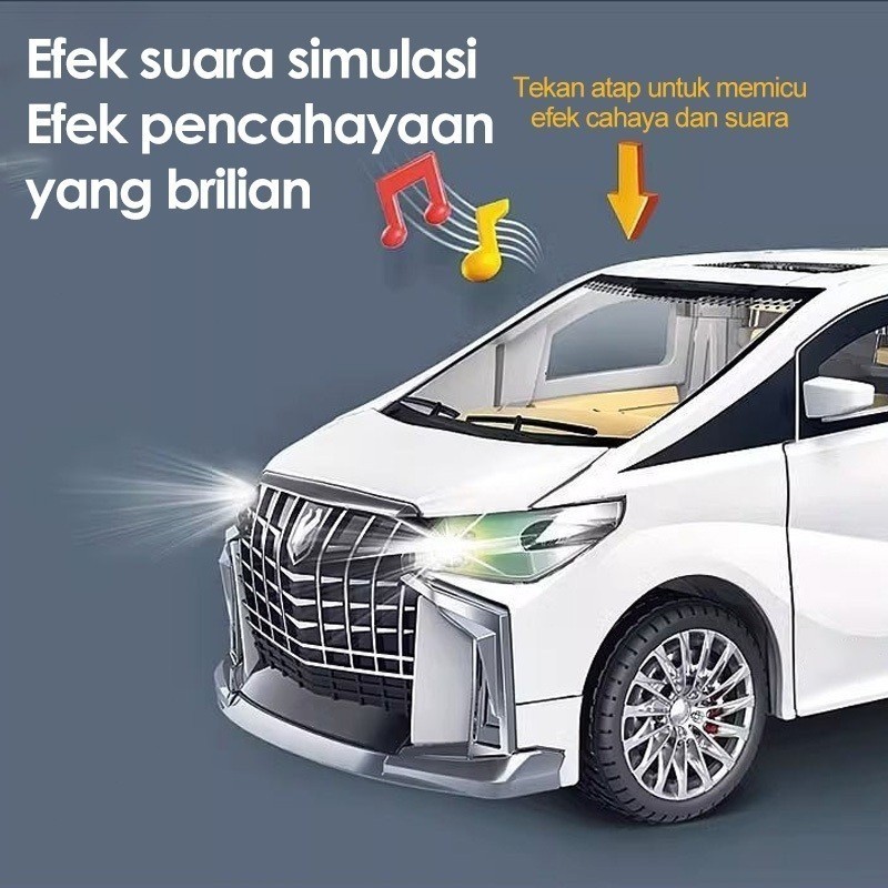 

CODReady Alphard Model Mobil Diecast Bisnis/Dengan Musik Dapat Membuka Pintu Mobil Mainan