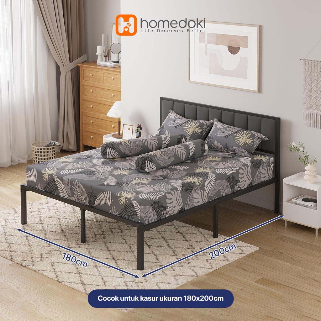 Homedoki SPREI Series / Bedcover Set Motif aesthetic / Bedcover Saprei Sarban Sargul / Ukuran 180X20