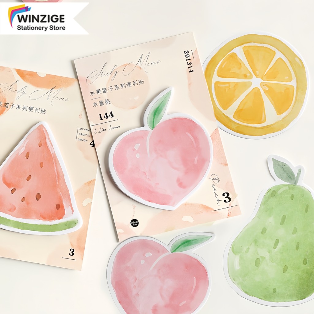 

Winzige Memo Note 30 Lembar Fruit Lucu Sticky Notes Tempelan Kertas Alat Tulis Memo Pad Memo Tempel Aesthetic Sticky Note