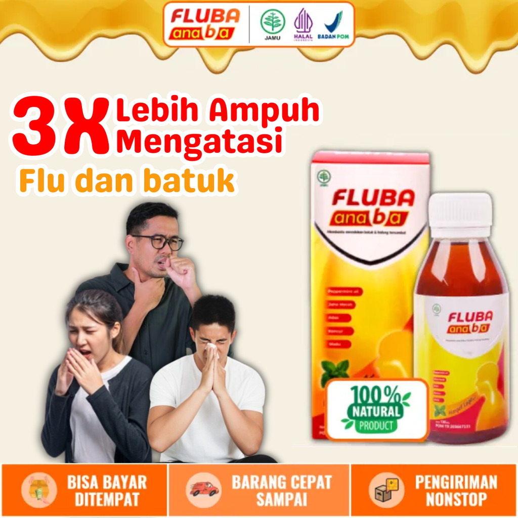 

Madu Fluba Anaba Herbal Mengatasi Flu dan Batuk - Anak dan Dewasa