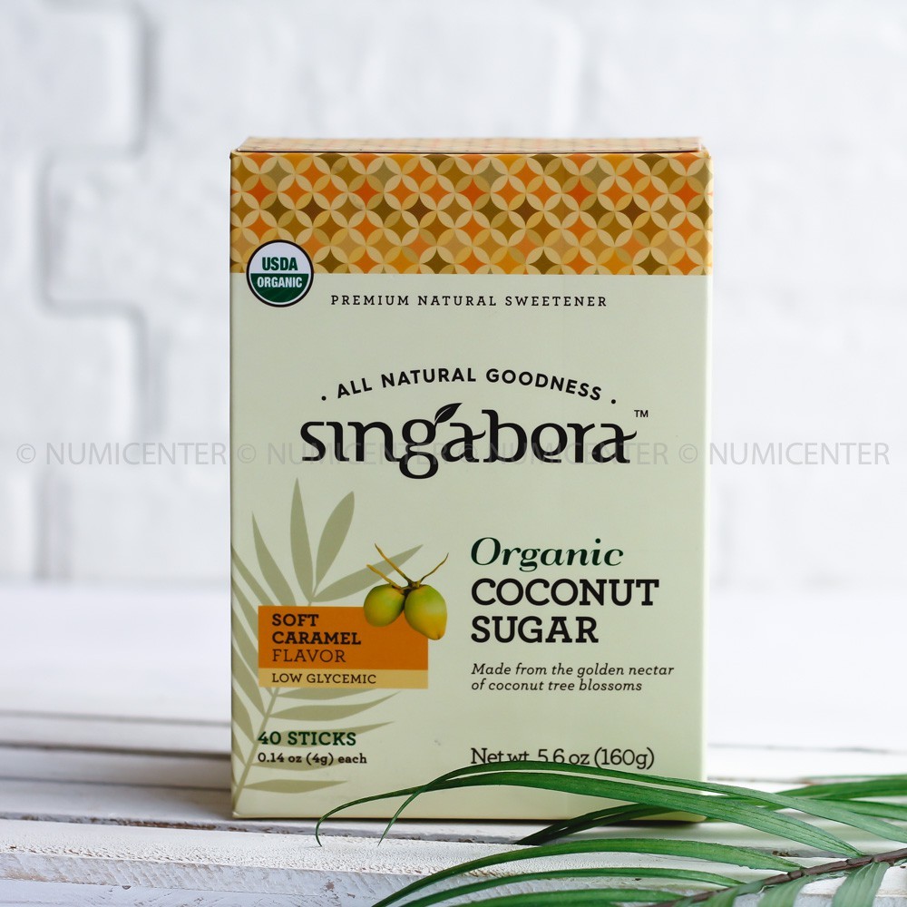 

40 SACHET Organic Coconut Sugar Singabera Gula Kelapa Organik 40 Sachet
