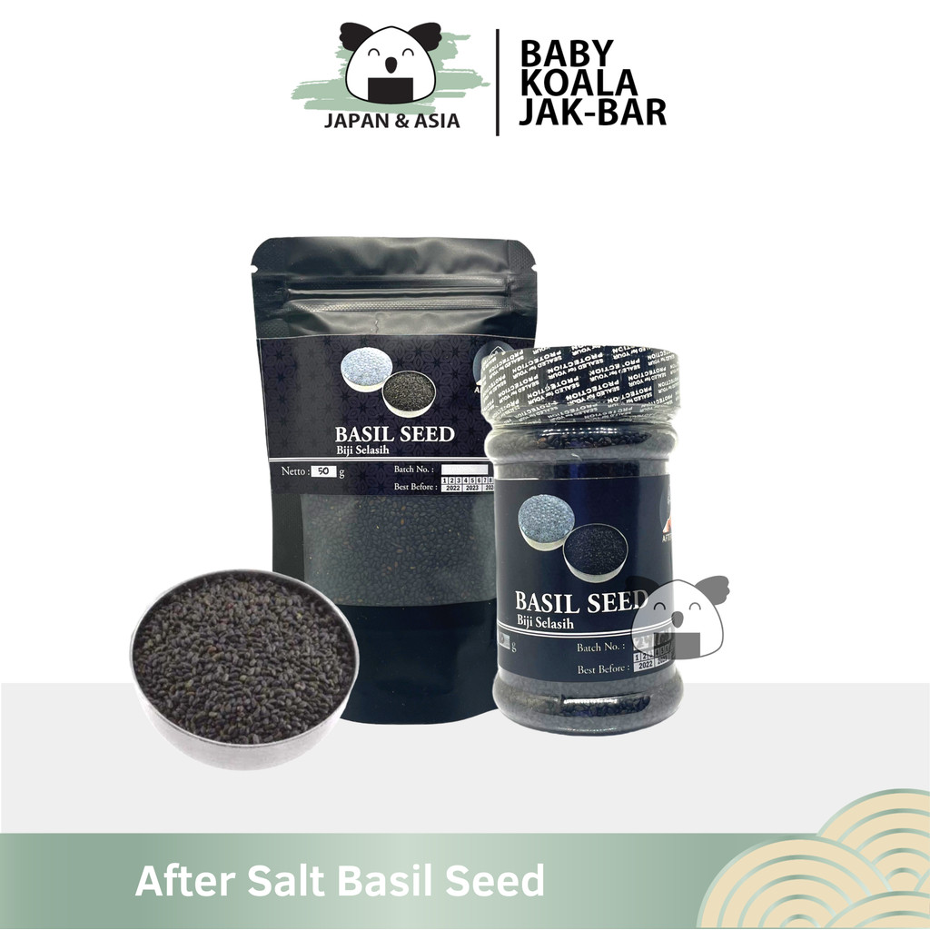 

AFTER SALT Basil Seed 50 g | Biji Selasih - BKJ