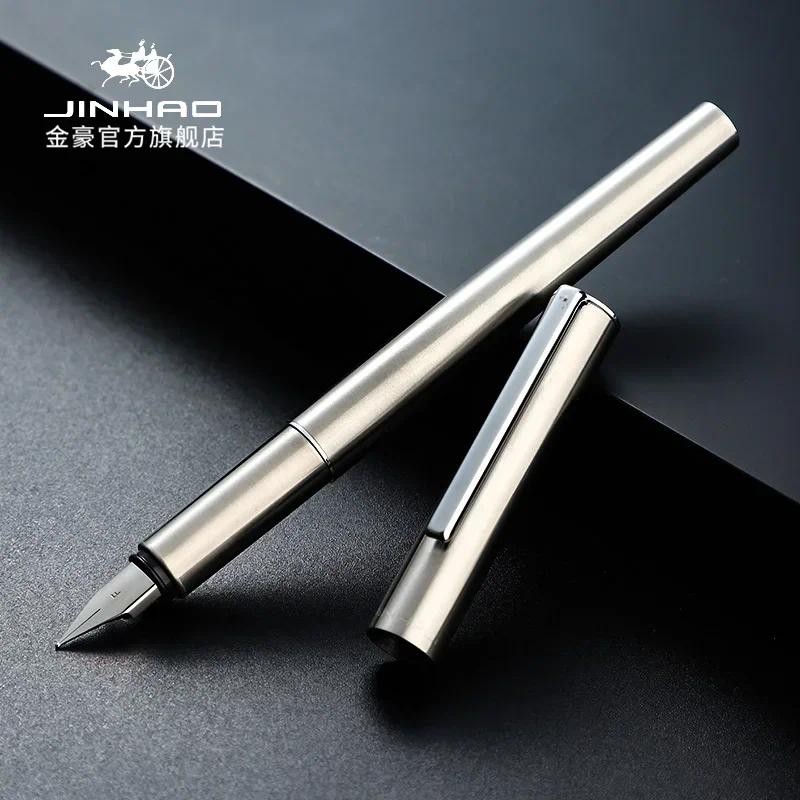 

Jinhao 35 Fountain Pen All Steel Luxury Quality EF/ F Nib Calligraphy Writing Pen Stationery Business Office School Supplies