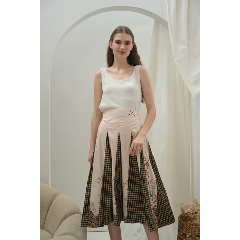 Rok batik Wanita Midi - Rok Payung - 291UAS