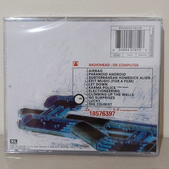 CD Radiohead Ok Computer 1CD