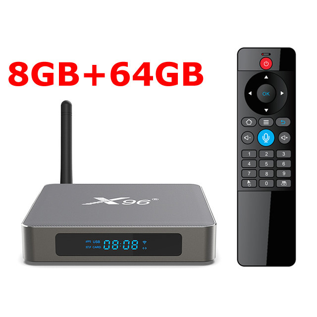 X96 X6 TV Box Rockchip RK3566 8GB RAM 128GB eMMC 8K HDR Android 11