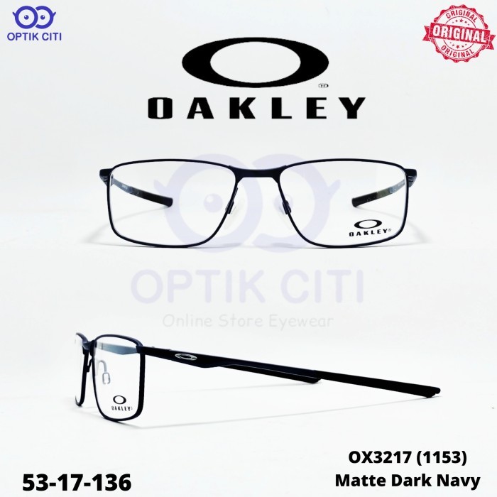 frame kacamata pria sporty original Oakley socket 5.0 OX 3217 - Matte Dark Navy