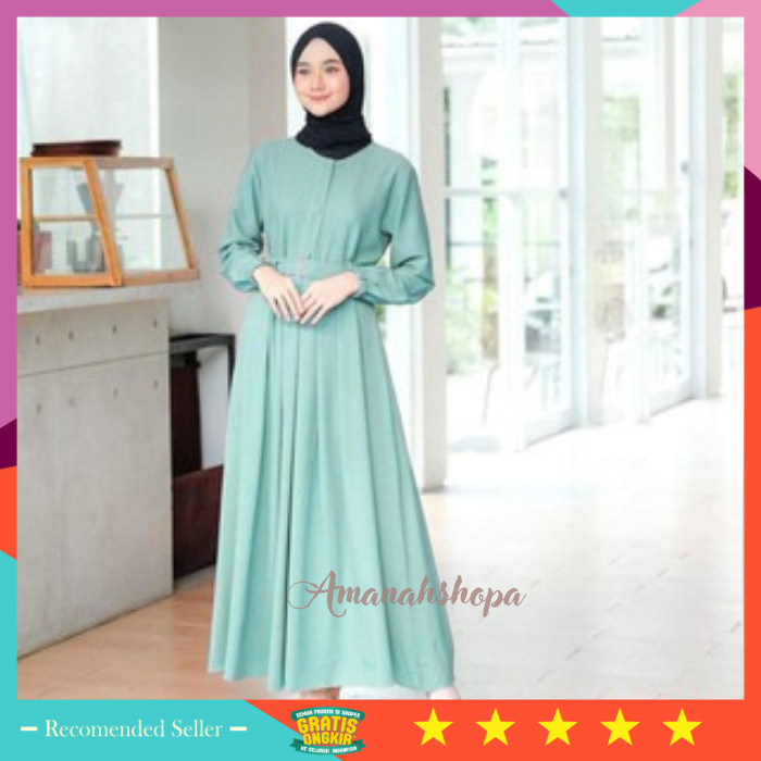 Busana Muslim Pria Wanita Kekinian Keren Model Terbaru /Gamis Wanita Murah Baju Busana Muslim Terbar