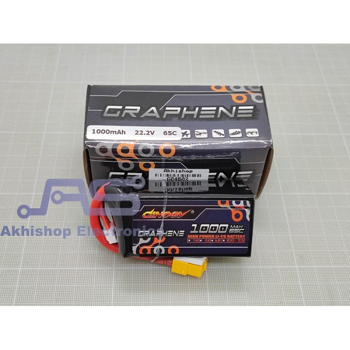 BS99 DinoGY Graphene Lipo Battrey 1000mah 6S 65C XT60