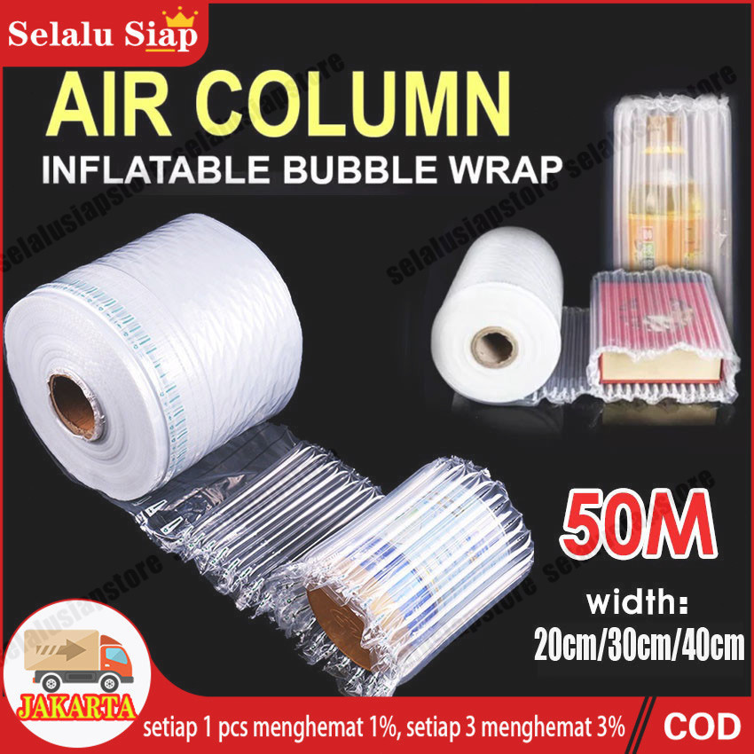

【bubble wrap】Kolom gelembung tahan tekanan super kemasan lebih aman tidak perlu khawatir dengan risiko belanja