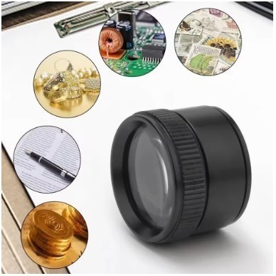 

Kaca Pembesar 30x AB86 / Lup Lensa Magnifier Handheld / Perhiasan Komponen Membaca / Loupe / Kaca Pembesar 30 x 36/Lensa