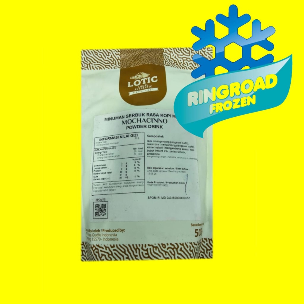 

LOTIC GREEN TEA LATTE POWDER DRIK 500 GR